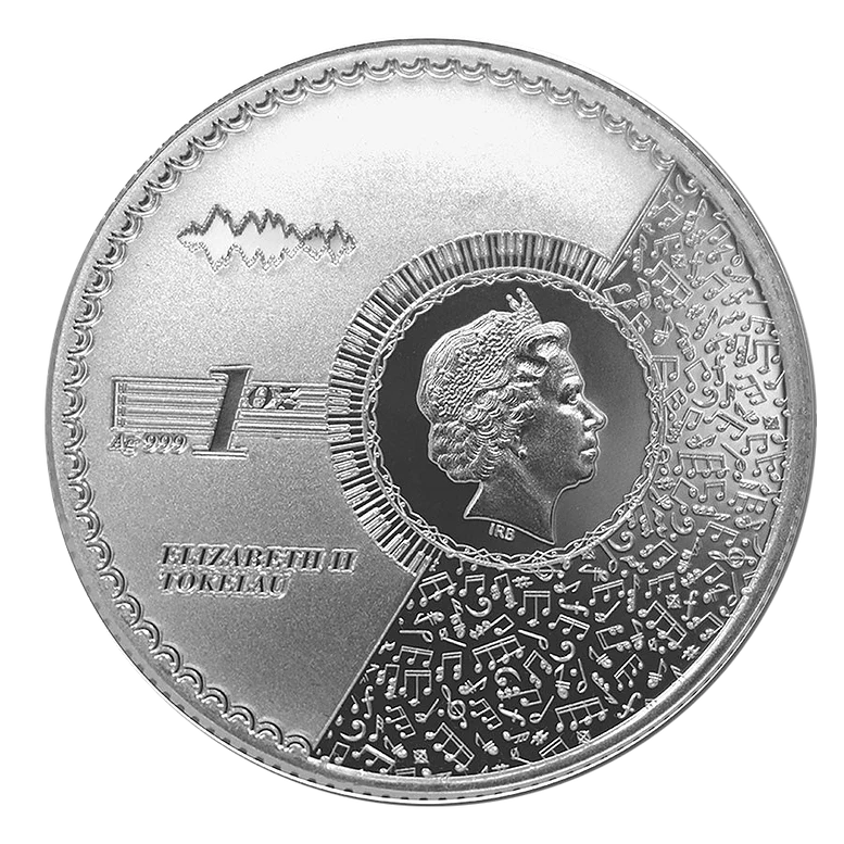 2021 Vivat Humanitas 1oz Silver BU Coin - Obverse View