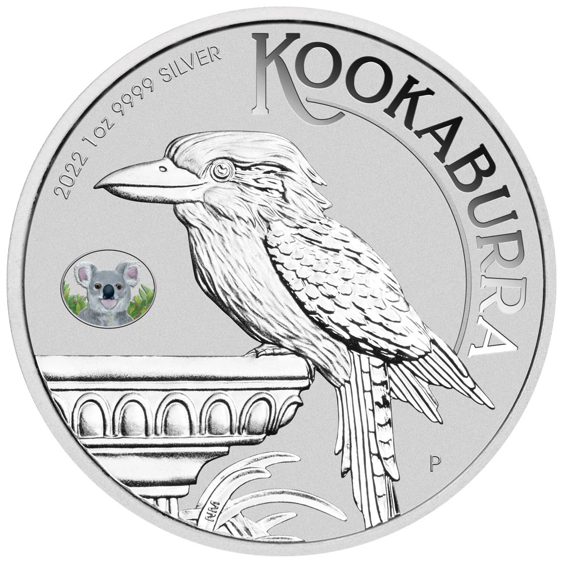 2022 $1 Kookaburra 1oz Silver Brisbane ANDA Money Expo Koala Privy Coin - Reverse View