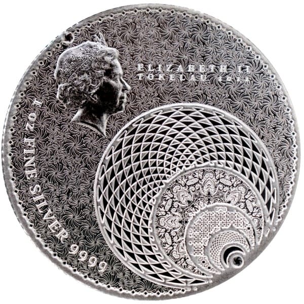 2022 $5 Magnum Opus 1oz Silver BU Coin - Obverse View