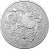 2023 $1 Queensland Coat of Arms 1oz Silver BU Coin Obverse View