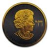 2023 1oz Silver Jewish Maple Leaf Gilded Coin - Obverse View