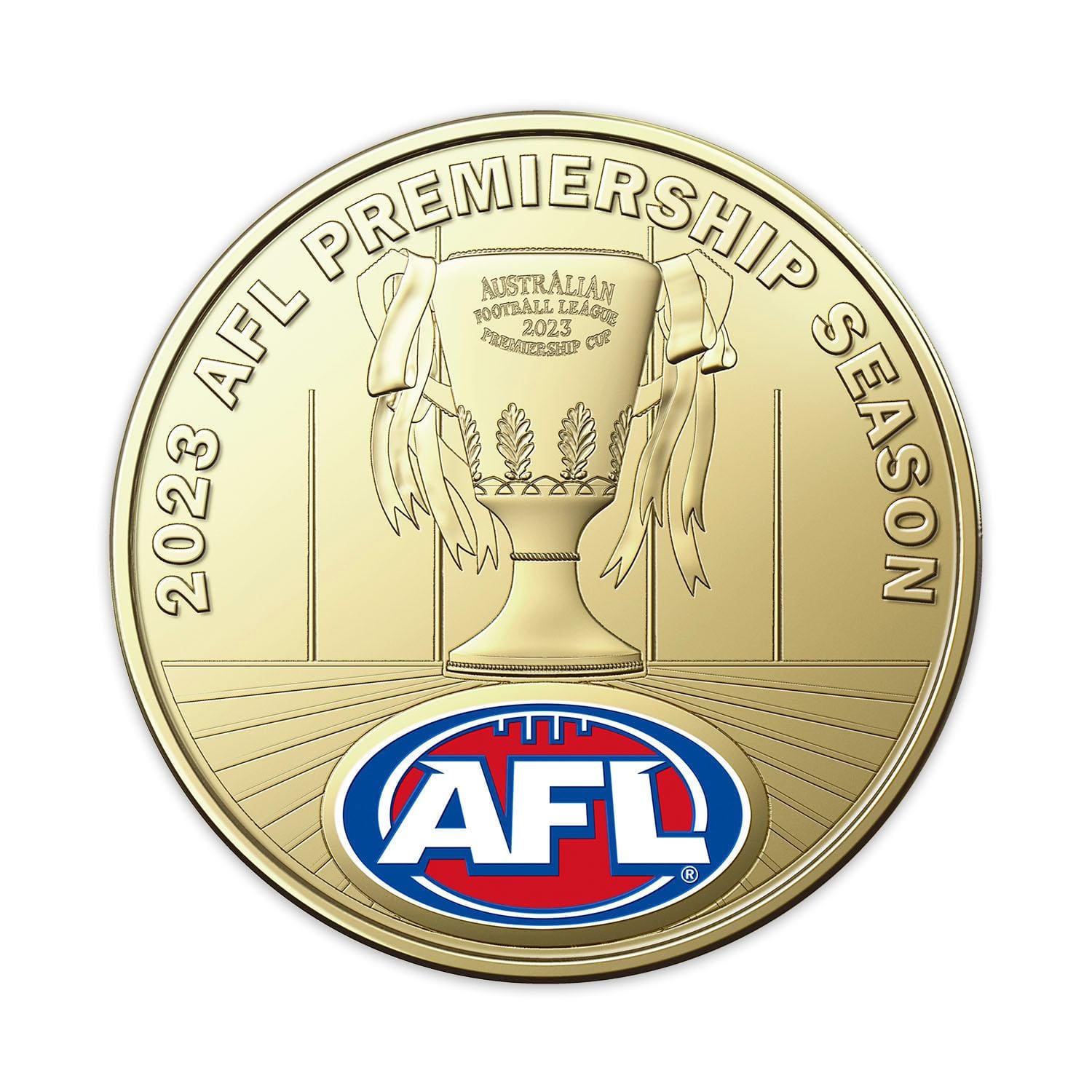 2023 AFL & AFLW Limited-Edition PNC with Colourised Coins Coin 1 Reverse