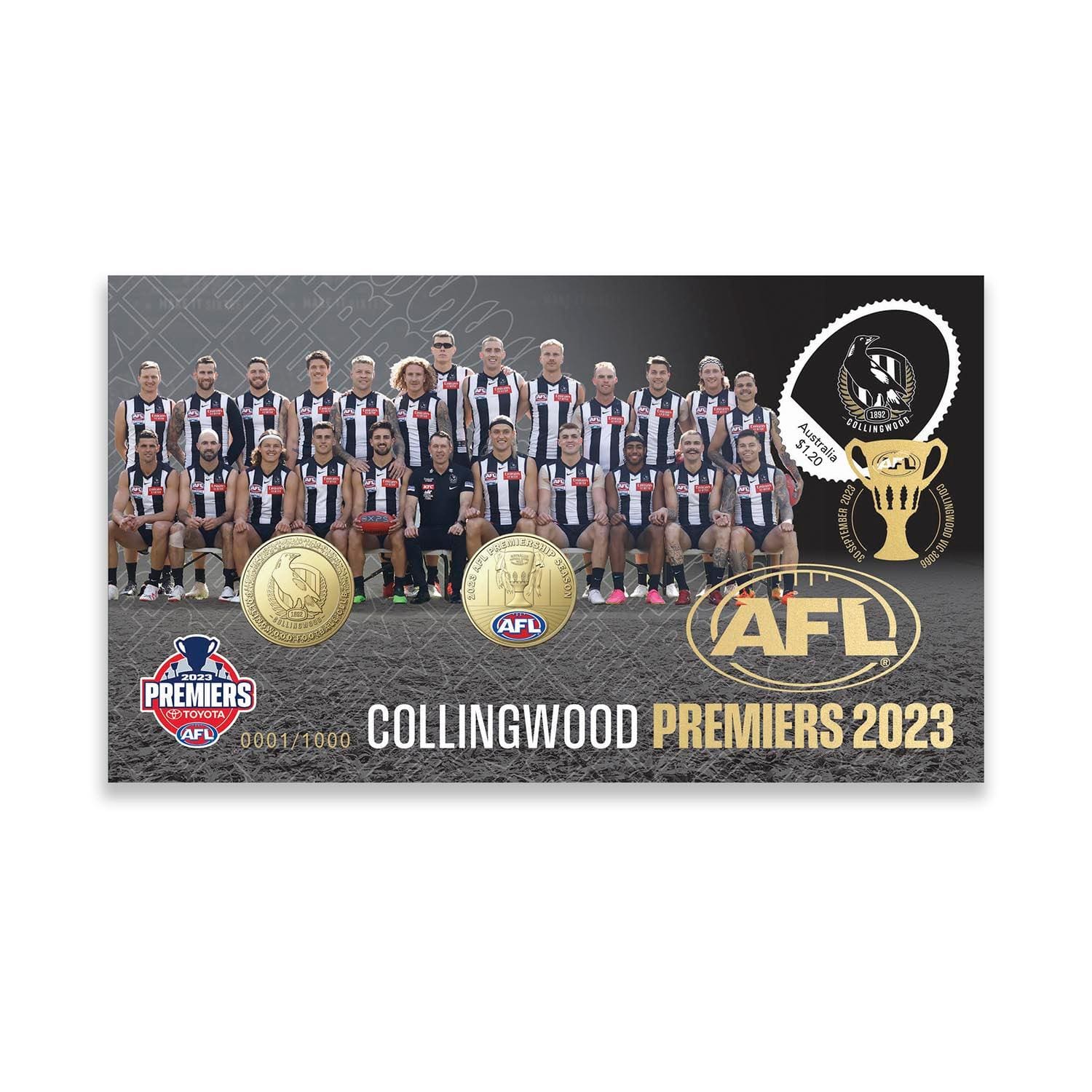 2023 AFL Grand Final Limited-Edition PNC with Colourised Coin Front