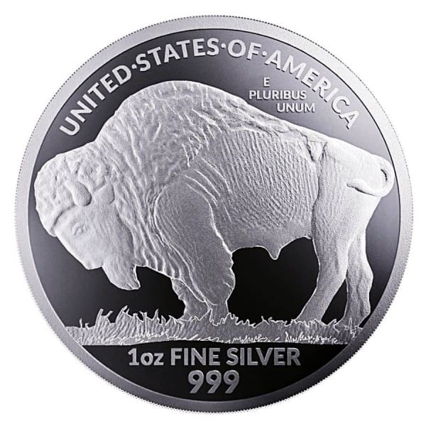 2023 American Buffalo 1oz Silver BU Round Back
