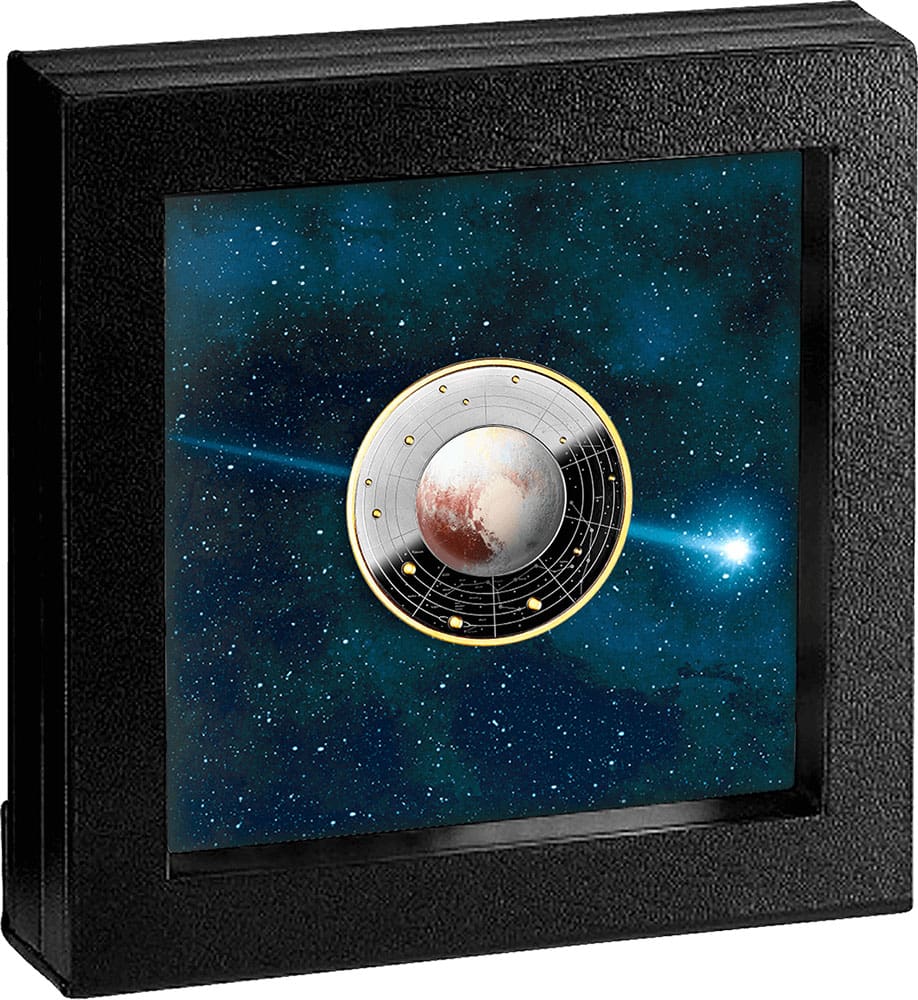 2023 Pluto - Solar System Silver Coin Cased
