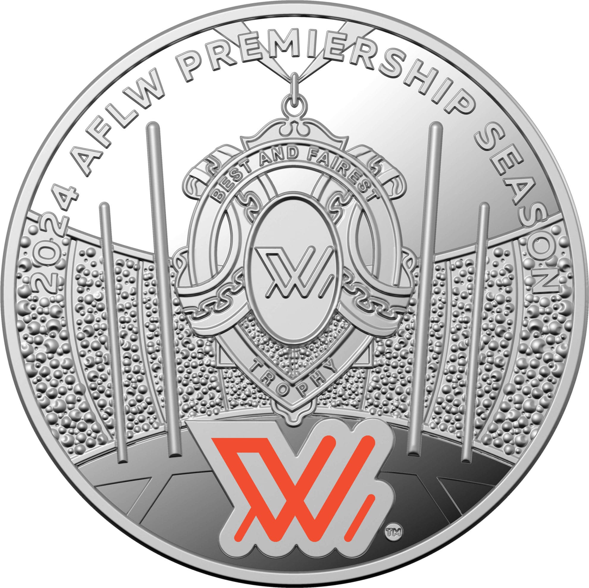 2024 $1 Australian Football League Silver Proof 2-Coin Set - Reverse View 2