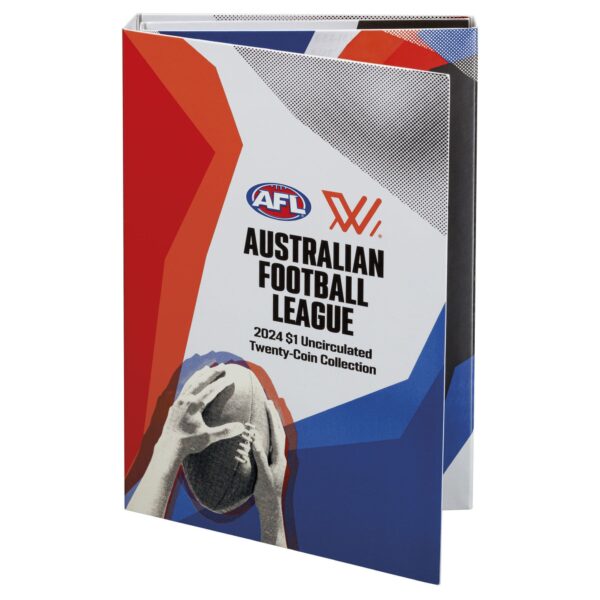 2024 $1 Australian Football League Tube & Folder Coin Set Unopened - Image 3