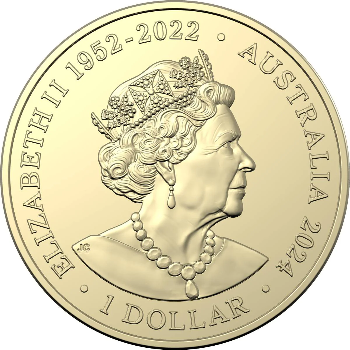 2024 $1 Australian Football League Tube & Folder Coin Set - Obverse View