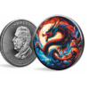 2024 $5 Dragon Of Luck 1oz Silver Maple Leaf Coin - Image 2