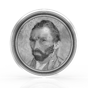2024 $5 Icon Vincent Van Gogh 1oz .9999 Fine Silver Prooflike Coin