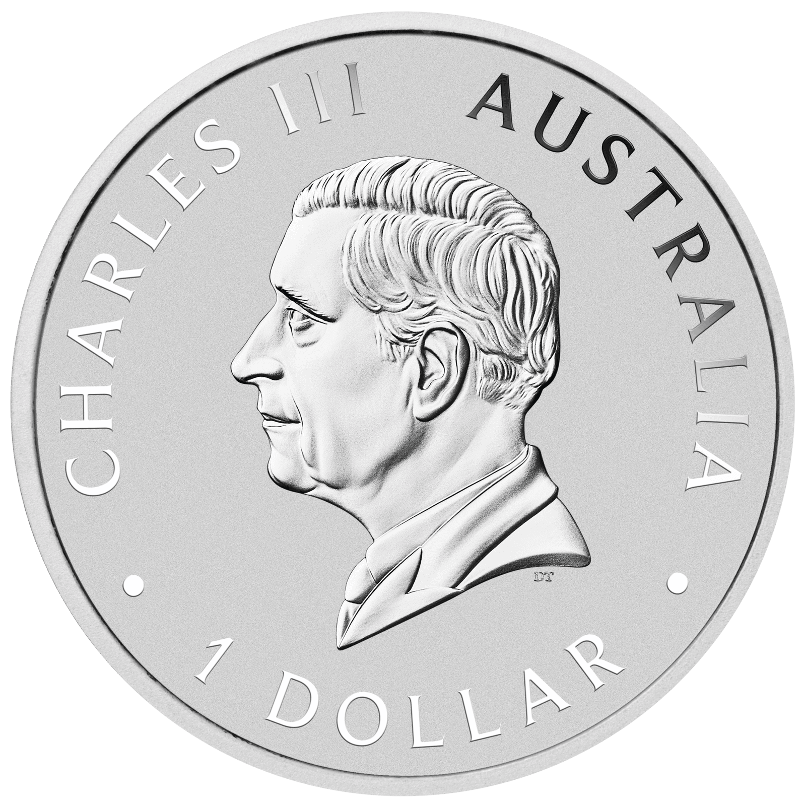 2024 Australian Swan 1oz Silver Coloured Coin Obverse