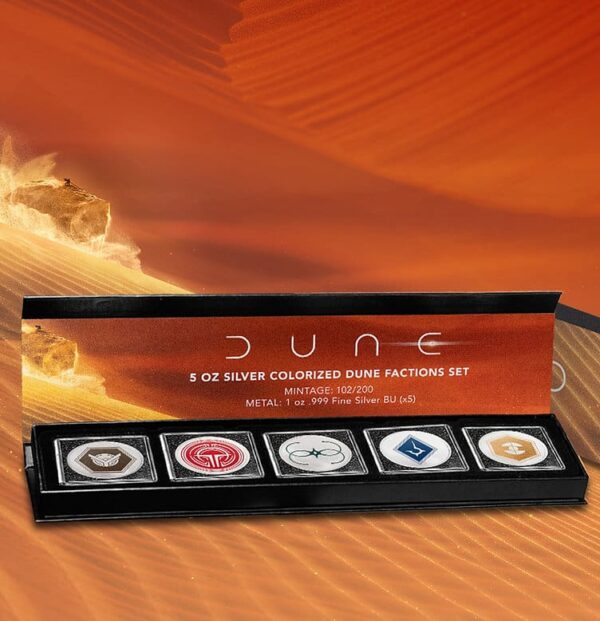 2024 Dune 2 - House Factions 5 x 1 oz Silver Round Set