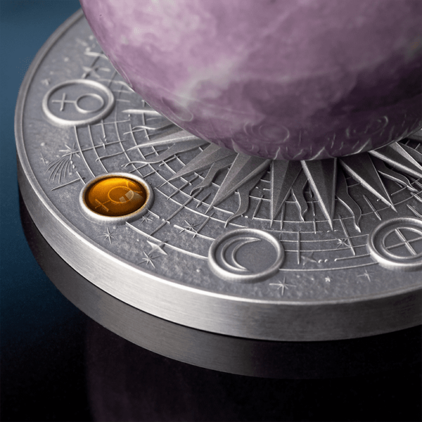 2024 Mercury Solar System 2oz Silver Spherical Coin - Image 4