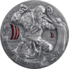 2024 Ragnar Lothbrok - The Way to Valhalla 2oz Silver Antiqued Coin - Reverse View