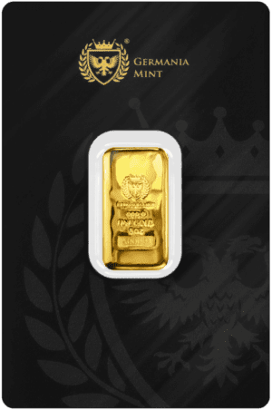 Germania Mint 1oz Gold Cast Bar