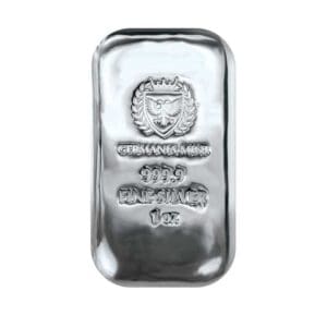 Germania Mint 1oz Silver Bullion Cast Bar