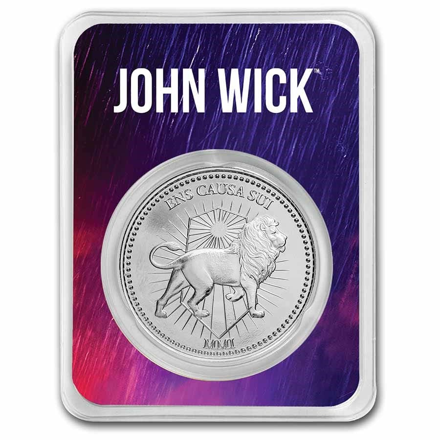 John Wick 1oz Silver Continental Coin (TEP) Front