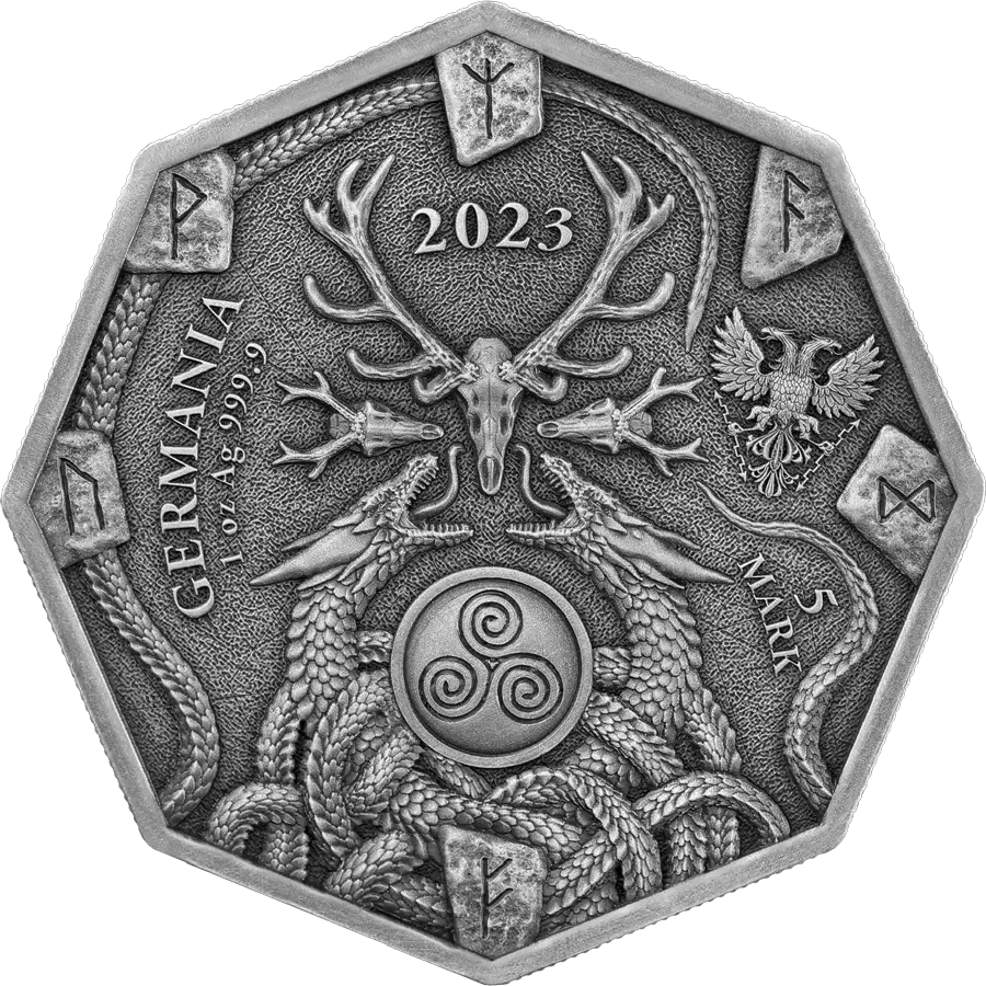2023 Witchcraft: Seeress Ritual 1oz Silver Coin - Obverse View