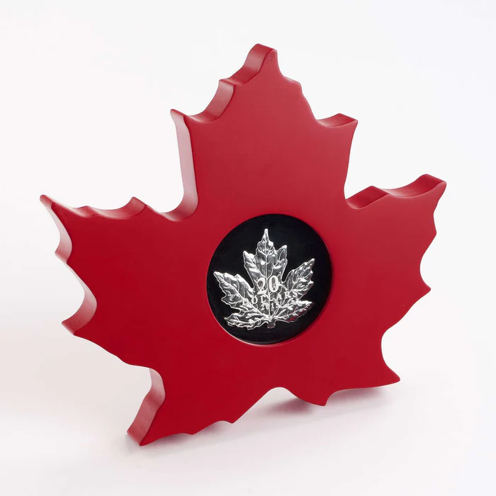 2015 $20 The Canadian Maple Leaf 1oz Silver Coin - Case View 2
