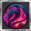2023 $5 Cyberpunk Dragon 1oz Silver Maple Leaf Coin - Back of Case