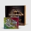 2023 Tyrannosaurus Rex Fossil 1oz Silver 14oz Copper Metallic Coin - Boxed View