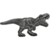 2021 $5 Jurassic World T-Rex Shaped 2oz Silver Antiqued Coin - Image 2