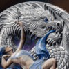 2023 The Dragonology - Starburst Amphithere 2oz Silver High Relief Coin - Image 3