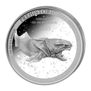 2023 Dunkleosteus - Prehistoric Life 1oz Silver Bullion Round