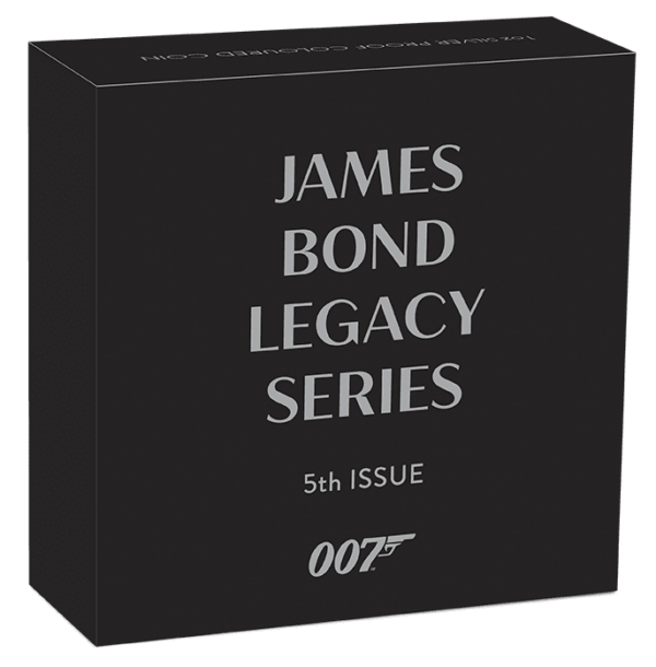 2024 $1 James Bond Legacy 1oz Silver Proof Coloured Coin - Image 4