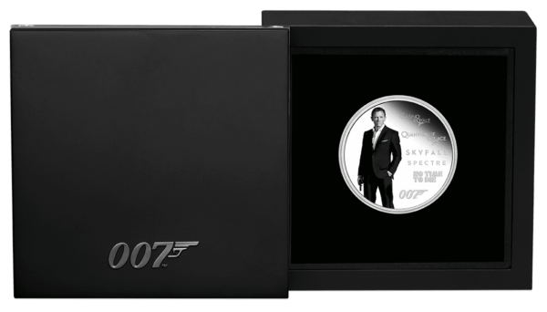 2024 $1 James Bond Legacy 1oz Silver Proof Coloured Coin - Image 2