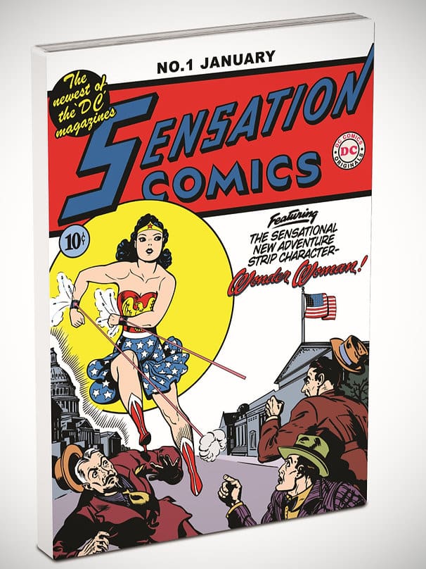 2024 $2 DC Sensation Comics Wonder Woman COMIX 1oz Silver Proof Coin - Reverse View 2