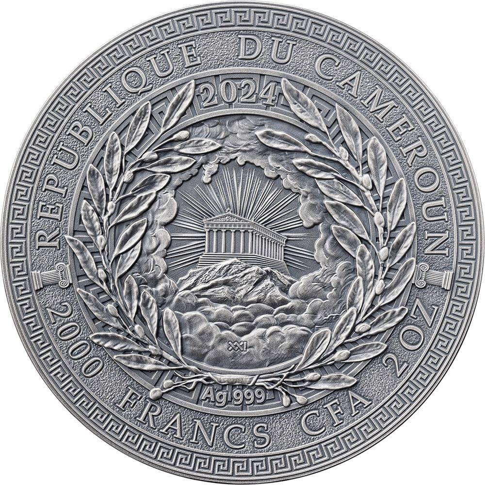 2024 Athena – The Great Greek Mythology 2oz Silver Gilded High Relief Coin  | The Coin Chest