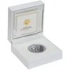 2024 ₵5 Kraken - Life Quotes 1oz Silver Antiqued Coin - Cased View