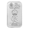 The Royal Celebration 1oz Silver Bullion Minted Bar - Back Of Bar