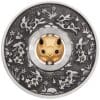 2023 Year Of The Rabbit Rotating Charm 1oz Silver Antiqued Coin - Image 2