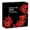 2023 Year Of The Rabbit Rotating Charm 1oz Silver Antiqued Coin - Image 6