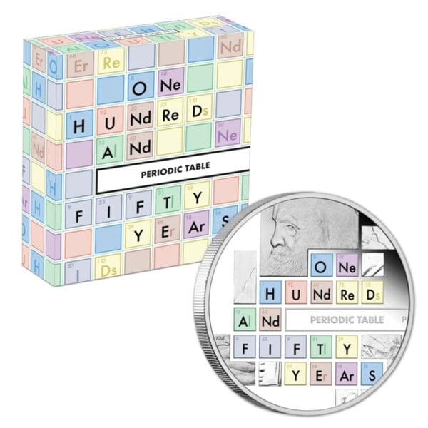 2019 $1 150 Years of the Periodic Table 1oz Silver Proof Coin - Image 4