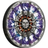 2023 $5 Signs Of The Zodiac 5oz Silver Antiqued Coloured Coin - Reverse View