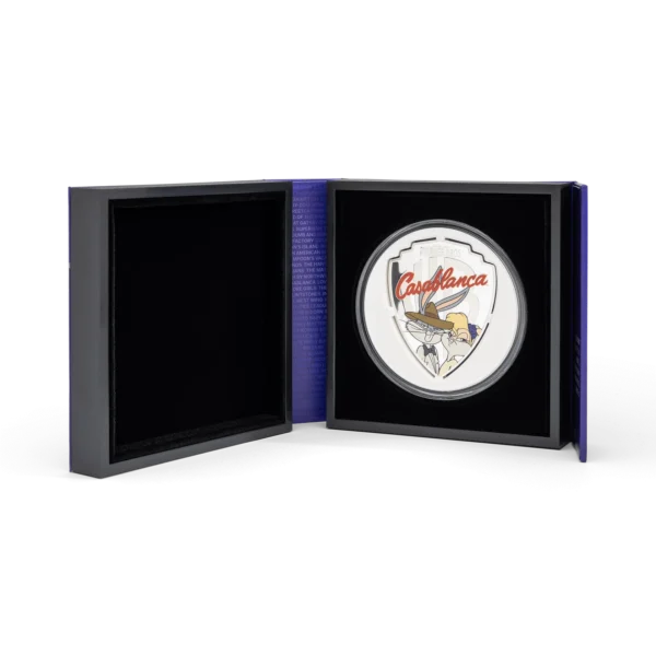 2023 $5 Casablanca 100th Anniversary Warner Bros - Looney Tunes Mashups 2oz Coin - Image 6