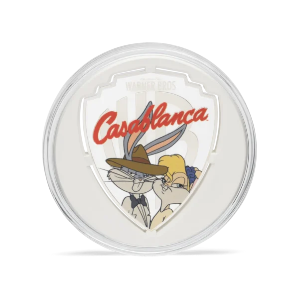 2023 $5 Casablanca 100th Anniversary Warner Bros - Looney Tunes Mashups 2oz Coin - Image 5