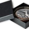 2023 Pteranodon Supersize Silver Copper Bimetal Ultra High Relief Coin - Open Box View