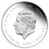 2024 $1 James Bond Sean Connery 1oz Silver Proof Coloured Coin - Image 5