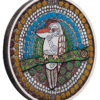 2024 $2 Kookaburra Kaa Kaa 2oz Silver Antiqued Coloured Coin - Tilted Reverse View