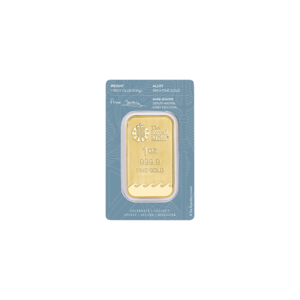 Britannia 1oz Gold Cast Bar - Image 4