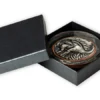 2023 Stegosaurus Supersize Silver Copper Bimetal Ultra High Relief Coin - Image 5