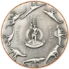 2023 Stegosaurus Supersize Silver Copper Bimetal Ultra High Relief Coin - Image 4