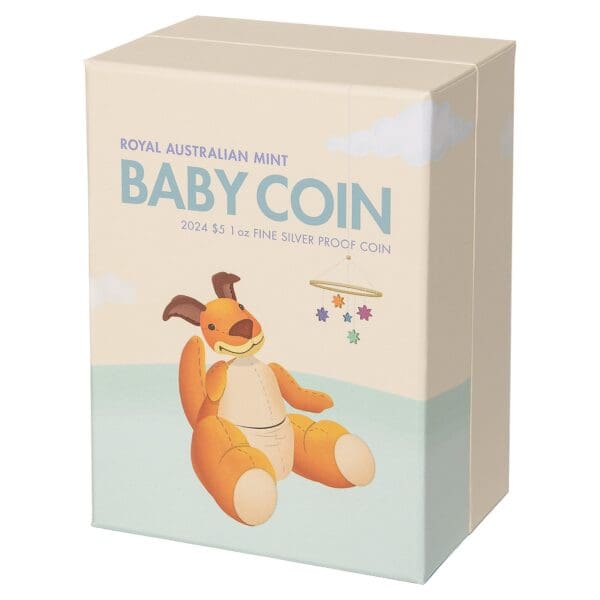 2024 $5 Toy Kangaroo Baby Coin 1oz Silver Proof Coin - Image 3