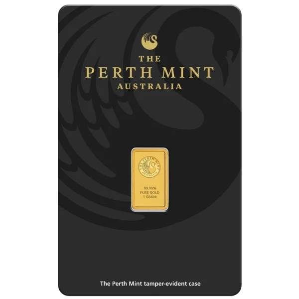 Perth Mint 1g .9999 Minted Gold Bar - Image 3