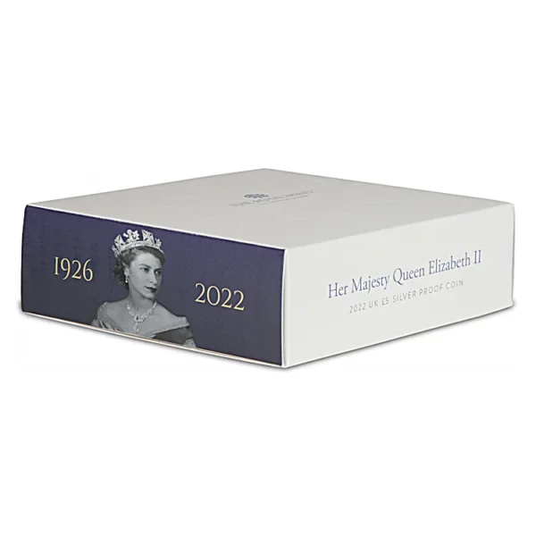 2022 £5 Her Majesty Queen Elizabeth II Silver Proof Coin - Image 4