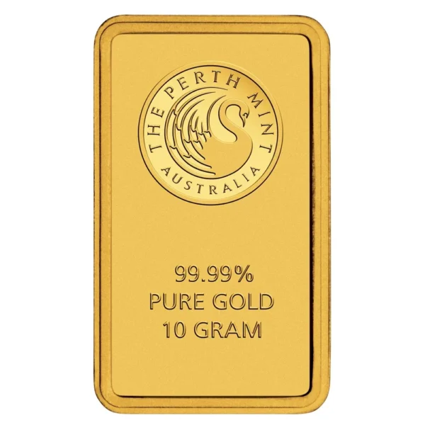 Perth Mint 10g .9999 Minted Gold Bar